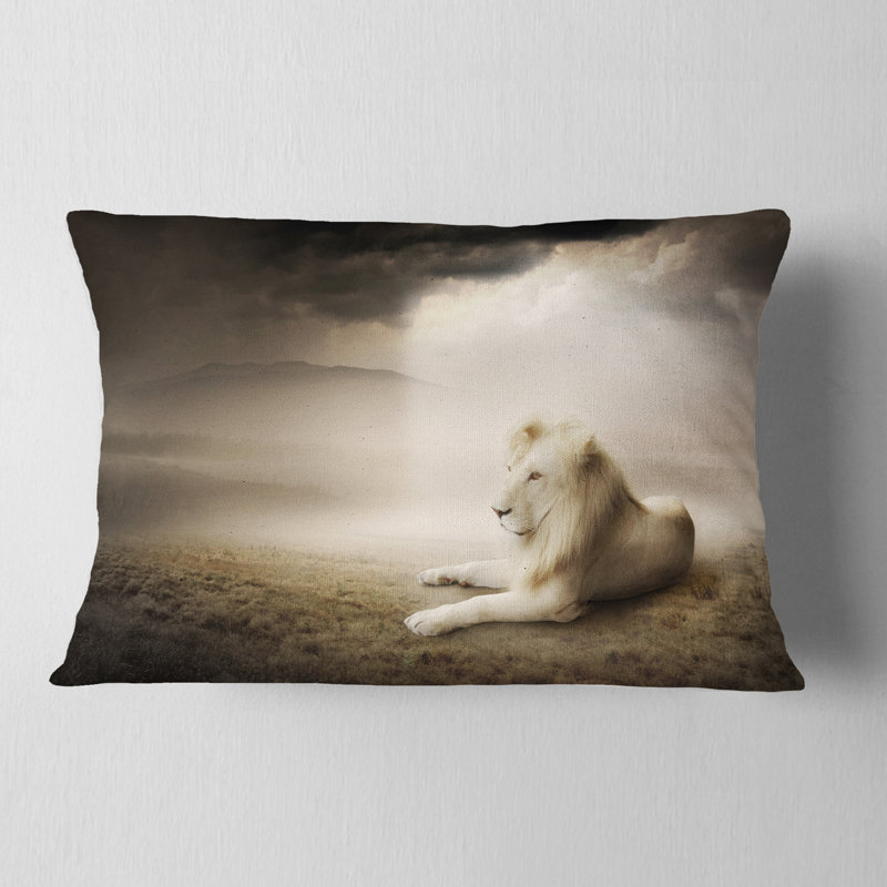 Très grand coussin animal d’animaux au soleil