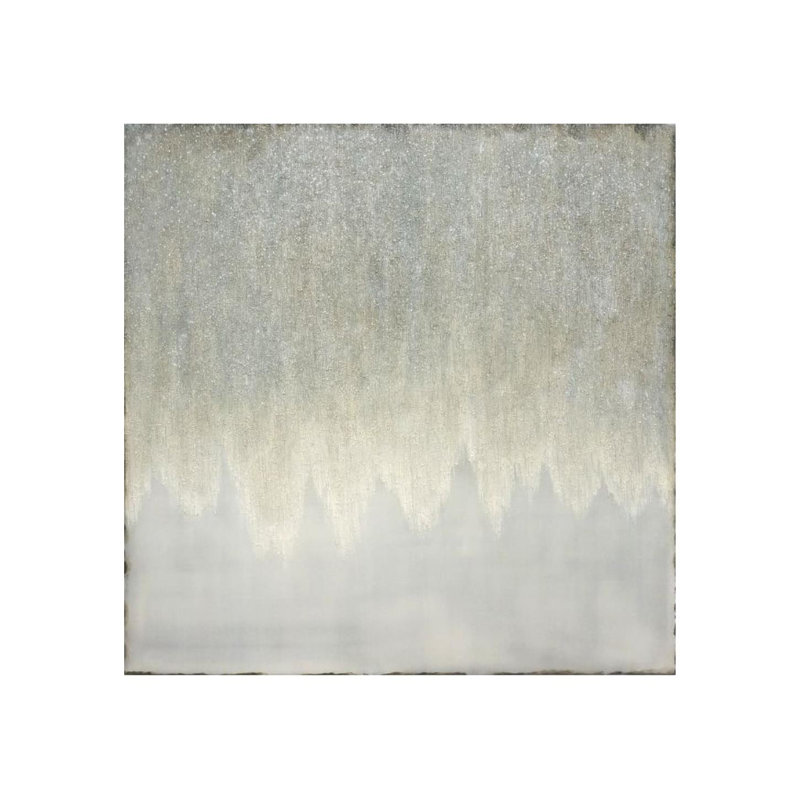 «Divine Silver» par Beverly Fuller, reproduction d'art sur toile tendue, Couche de verre, H 60 po x l 60 po x P 1,5 po