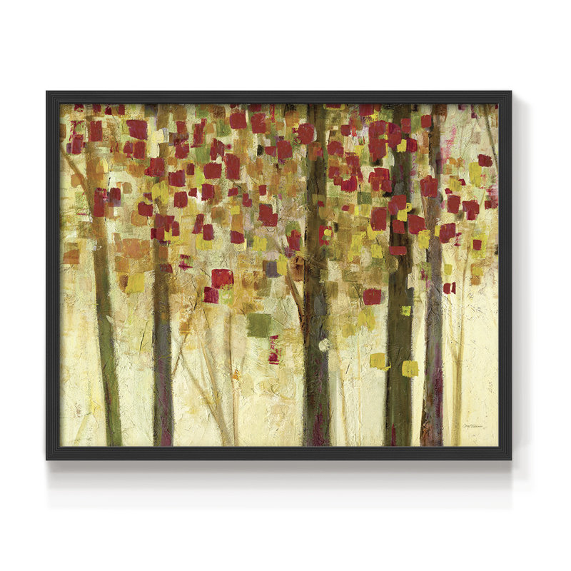 Automne chatoyant - impression encadrée - réversible, H 11 po x l 14 po, Noir, noir, noir, noir