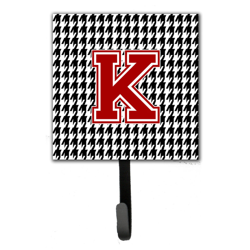 Porte-laisse houndstooth et crochet mural, K