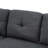 76.5" Linen Blend Upholstered Sectional With Pull-Out Bed And Chaise Storage-149537095