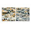 Winter Scandinavian Landscape I - Ensemble de 2 art mural en verre acrylique-103928246