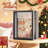 11X14 Shadow Box Frame Memory Box Flower Shadow Box Display Case With Linen Back Glass Magnetic Door For Memorabilia Awards Medals Photos Rustic Black Wall And Tabletop