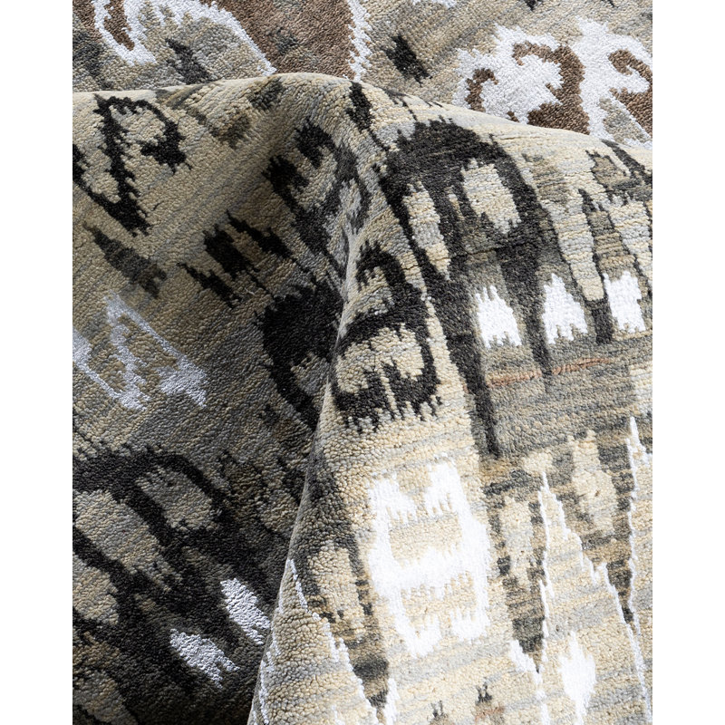Overdyed One-of-a-Kind 8' 10" x 12' 1" Hand Knotted Area Rug