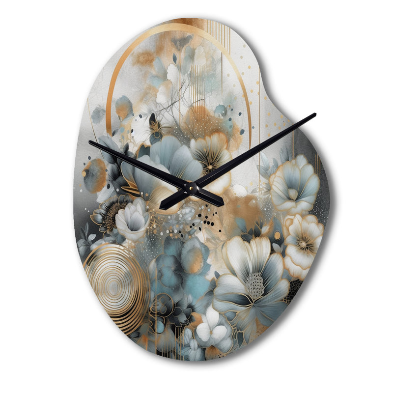 «Herrada», impression de l'horloge murale asymétrique traditionnelle, Petit