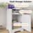 Farmhouse Nightstand With Charging Station-707524866
