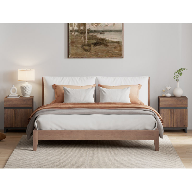 Ensemble de 3 armoires de rangement Millwood Pines Modern, Brun