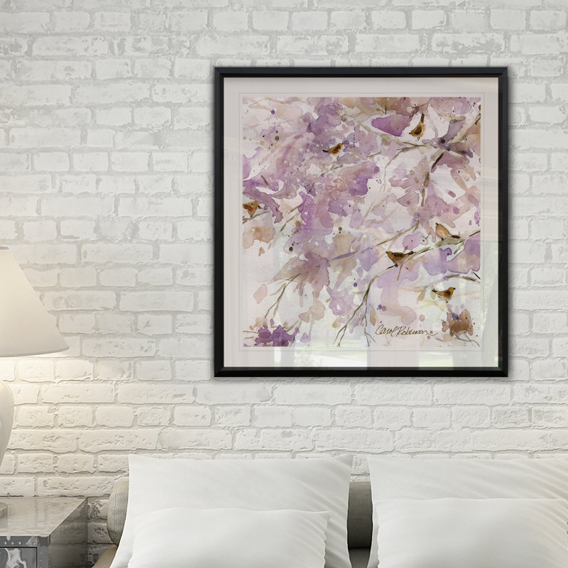« lavande spring ii », impression encadrée, H 30,5 po x l 30,5 po x P 1,5 po