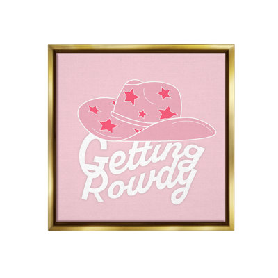 «Country Getting Rowdy Floater Frame» par Corrine Rose, conception sur toile