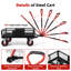 46cm H x 38cm W Utility Cart