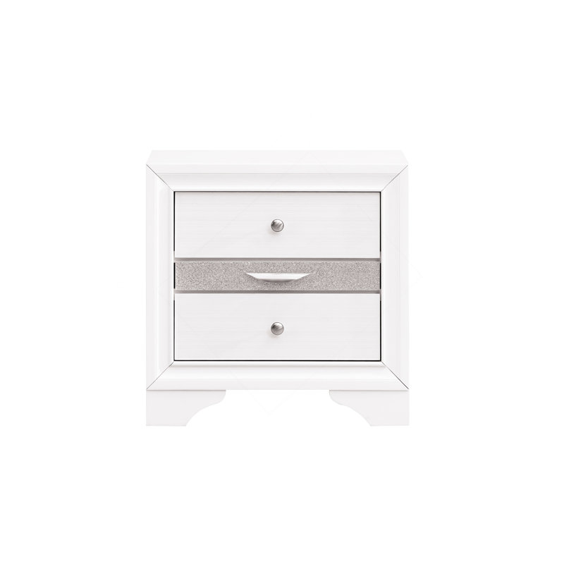 Table de chevet Madrid, Blanc