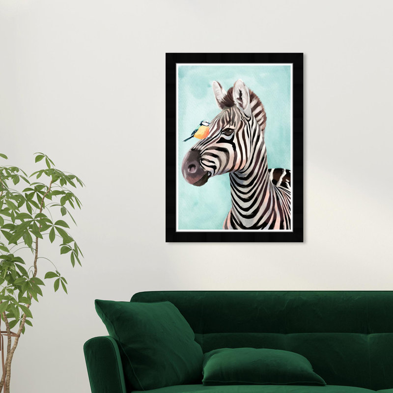 Wynwood Studio Prints, imprimé animal tendance 15 po x 21 po, Noir, Breloque papillon