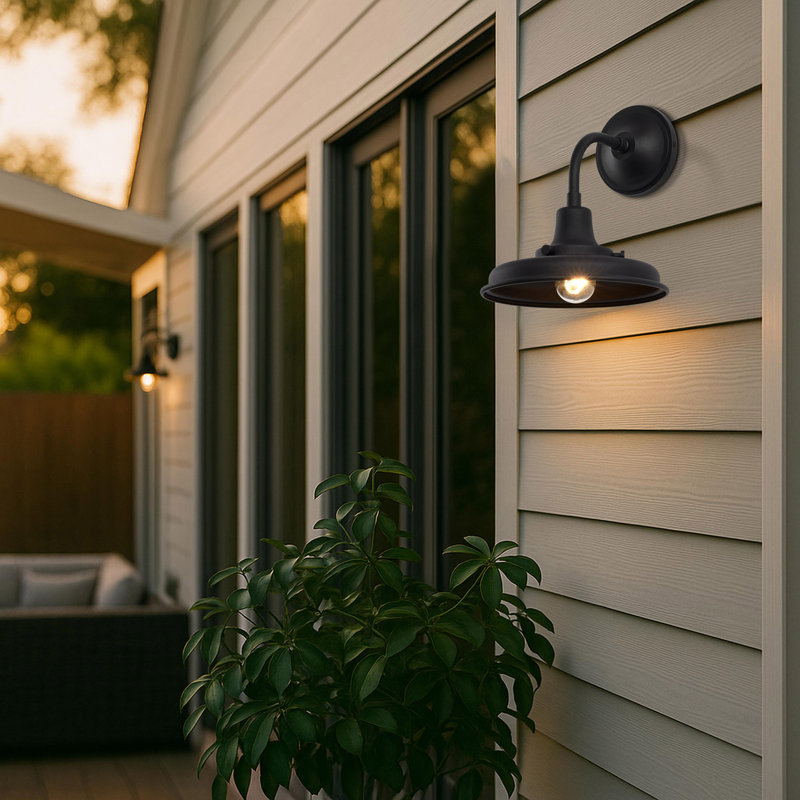 Ander Morris -  Outdoor Lantern, Black, Black, 11.63'' H x 10'' W x 11.38'' D