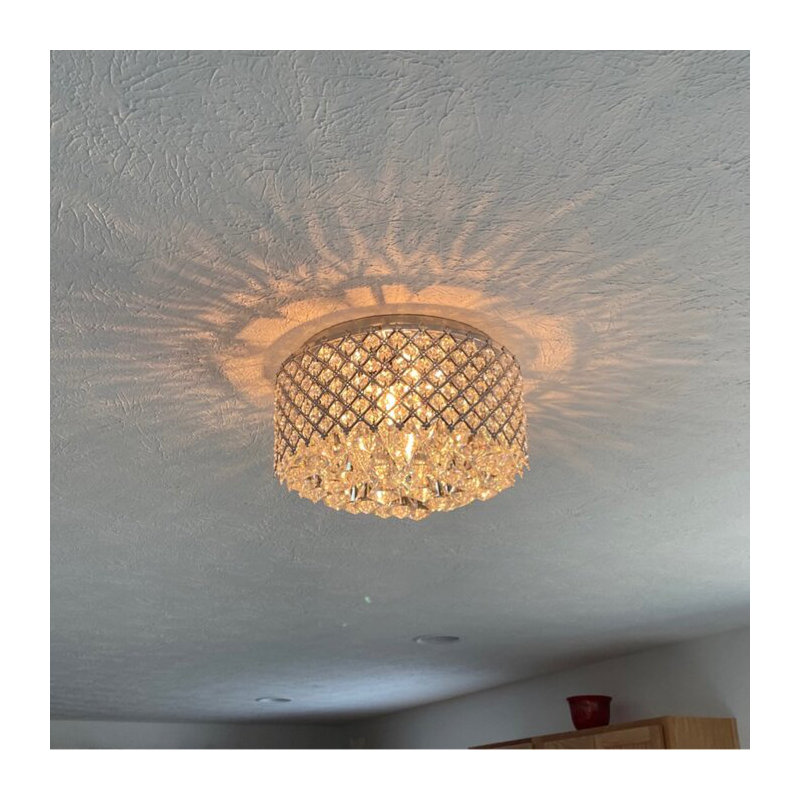 Tiffany Crystal Flush Mount