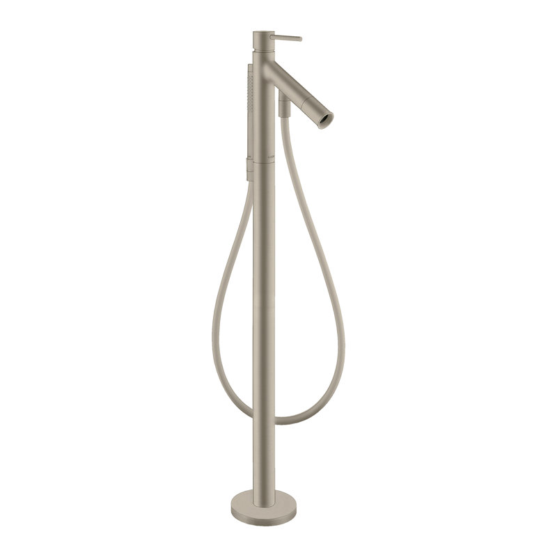 Starck Tub Filler with Diverter, Brushed Nickel