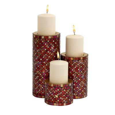 Ensemble de chandelles de table en métal