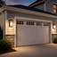 1-Ligh Waterproof Lantern Outdoor Wall Sconce with Frosted Glass Shade-1776484783