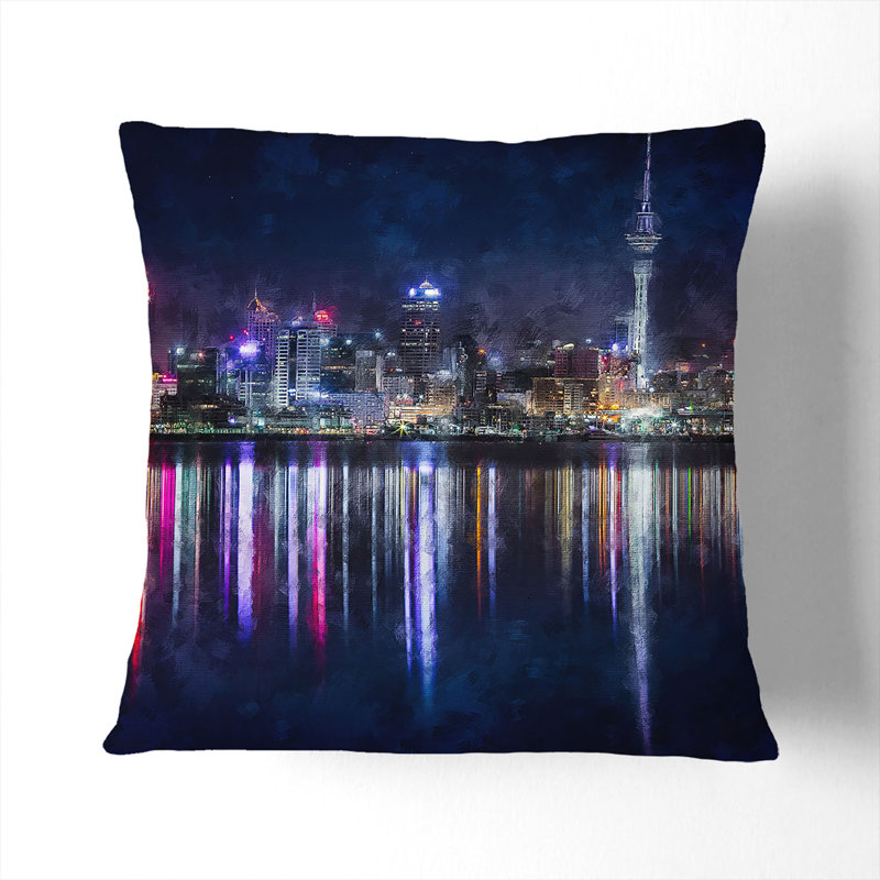Square Cushion, 40cm H x 40cm W x 15cm D, White