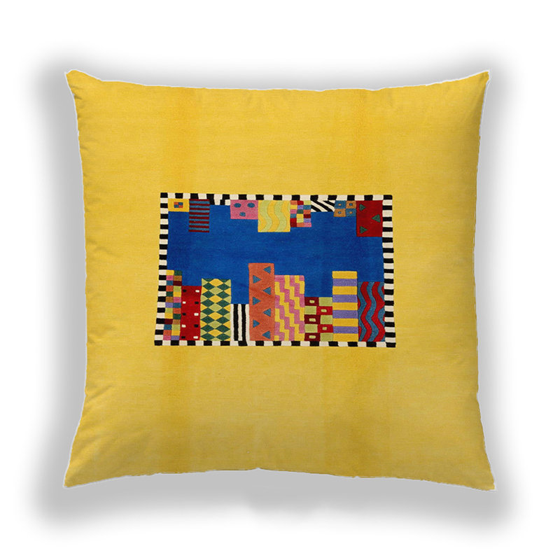 Coussin Abstract Abstract, Microsuède