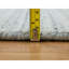 10'x10' Ivory Hand Loomed Plain Modern Striae Design Wool Round Rug 758139AEE35149B1955D2DD3E6565C82