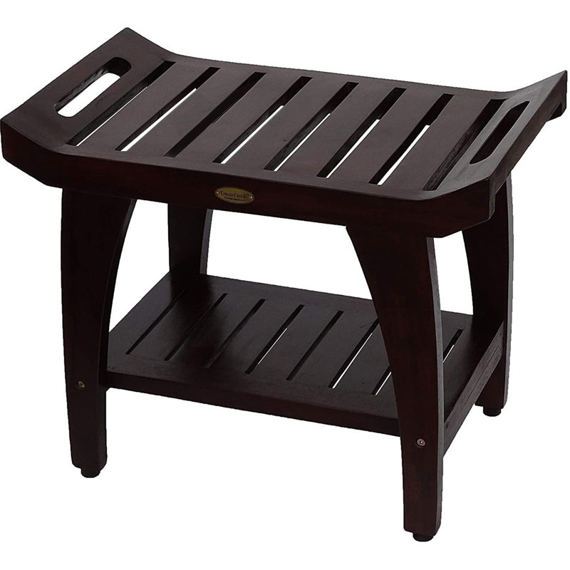 DecoTeak Tranquility 24" W Teak Shower Bench