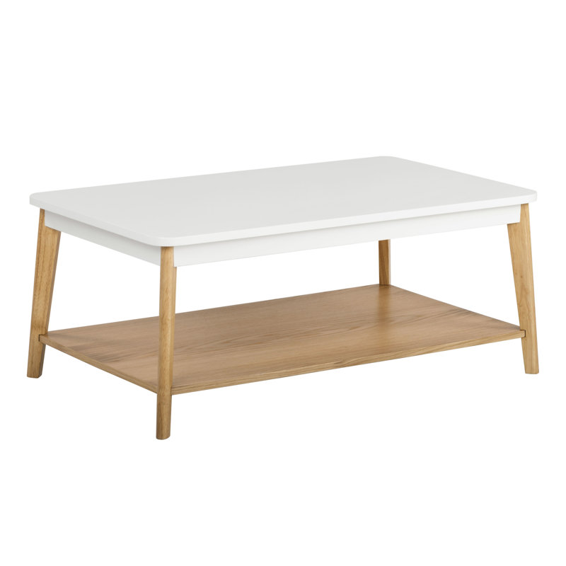 Universal Expert Remus Coffee Table, Modern Oak and White