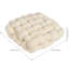 Cream Backrest Cushion
