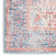 Machine Washable Oriental Blue/Red Area Rug