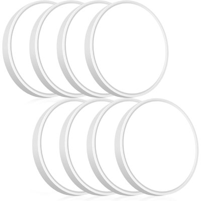 Plafonnier encastré à DEL pour 8 ampoules 5CCT 7inch 15W et 100W