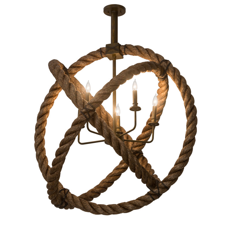 Rustic Lodge 5 - Light Chandelier