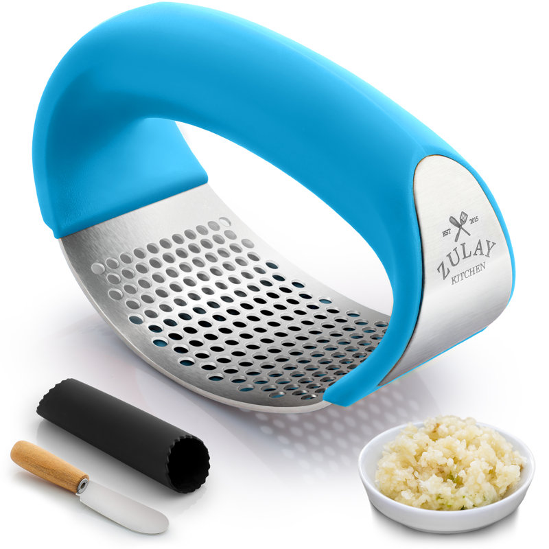 Broyeur à ail en acier inoxydable Zulay Kitchen, Bleu