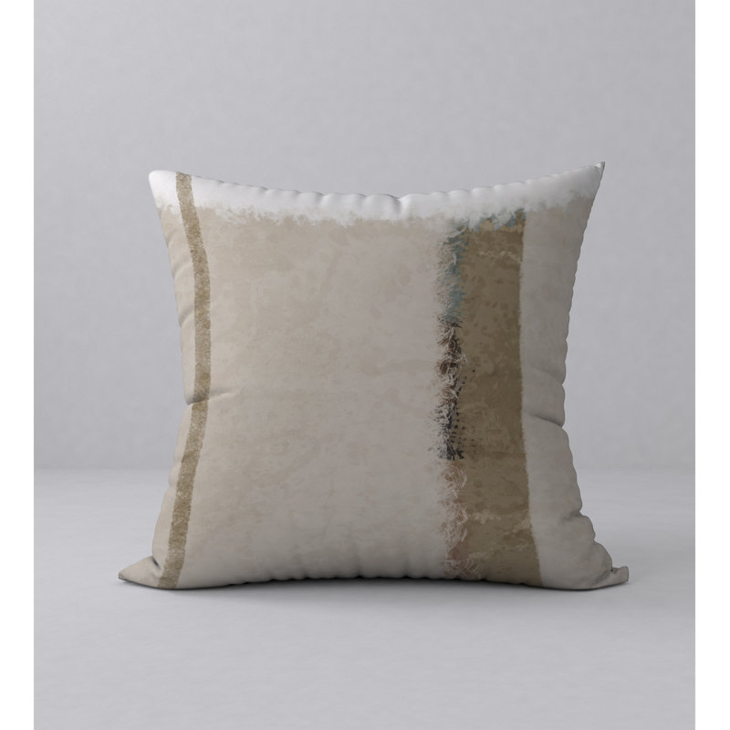 Abstract Reversible Throw Pillow, 24" x 24"