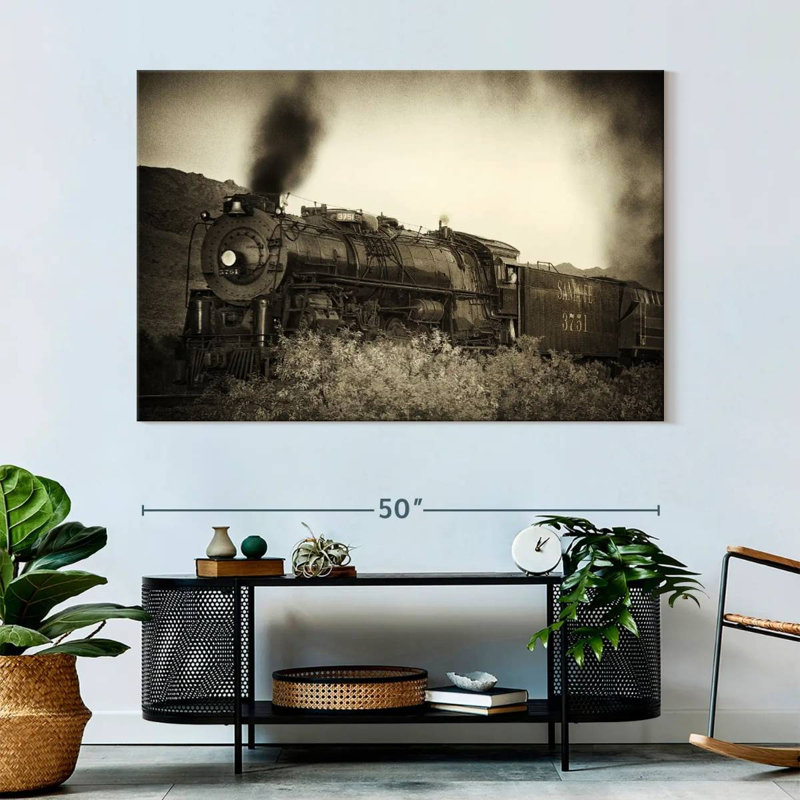 Mehar Train Arrival I, 34" H x 51" W