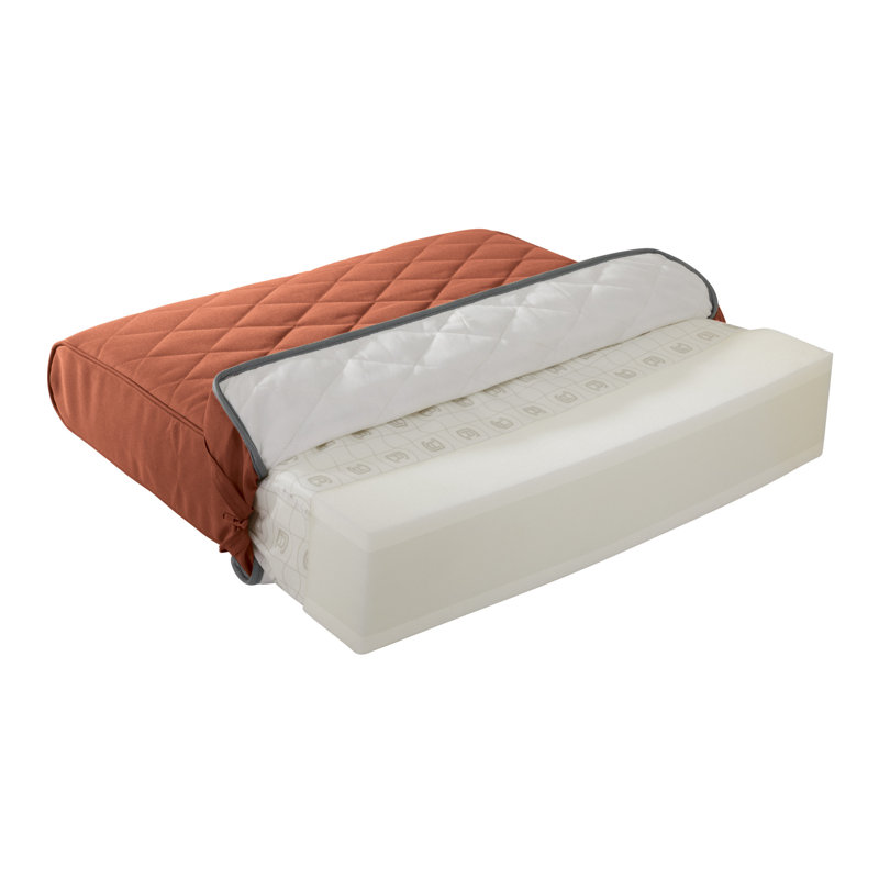 Coussin matelassé Montlake Fadesafe, H 4 po x l 21 po x P 20 po, Épice