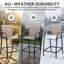 Tabouret de bar 28,74 po Ontario-1393780197