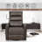 Upholstered Swivel Recliner