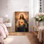 «Sacred Heart Jesus», œuvre d'art, impression sur toile encadrée-126031130-126031131