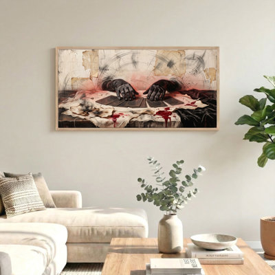 Ensemble de 1 tableau sur toile « Sang Noir »
