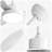 47 Inch Ceiling Fan With 22W LED Light And Remote Control 6 Speeds Reversible DC Motor White For Living Room Bedroom-1010829185-1010829184