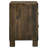 Rustic Golden Brown 2-Drawer Nightstand