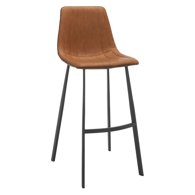 Tabouret 30 ", Cognac
