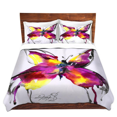 Ensemble de housse de couette papillon bliss
