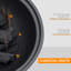 Acequia Round Steel Smokeless Utility Cart