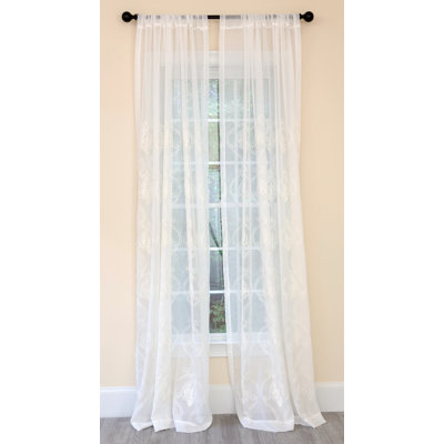Ellianna Sheer Curtain Single Panel