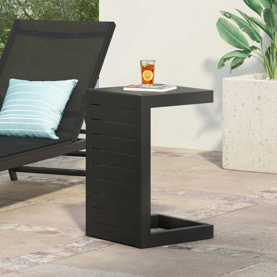 Caggiano Rectangular Outdoor Side Table ,