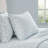 Martha Stewart Floral Cotton Percale White Sheet Set-116668766-115629662