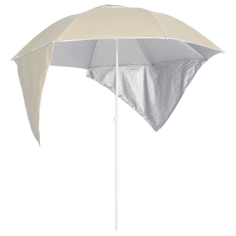 Ambri 318836 Beach Parasol with Side Walls, Sand