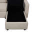 Razzak 3 Seater Linen Sofa Bed-180109882