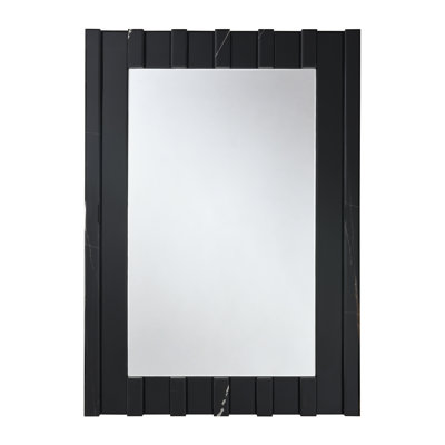 Accent Mirror, Black Mirrored Finish