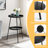 Patio Black Metal Side Table